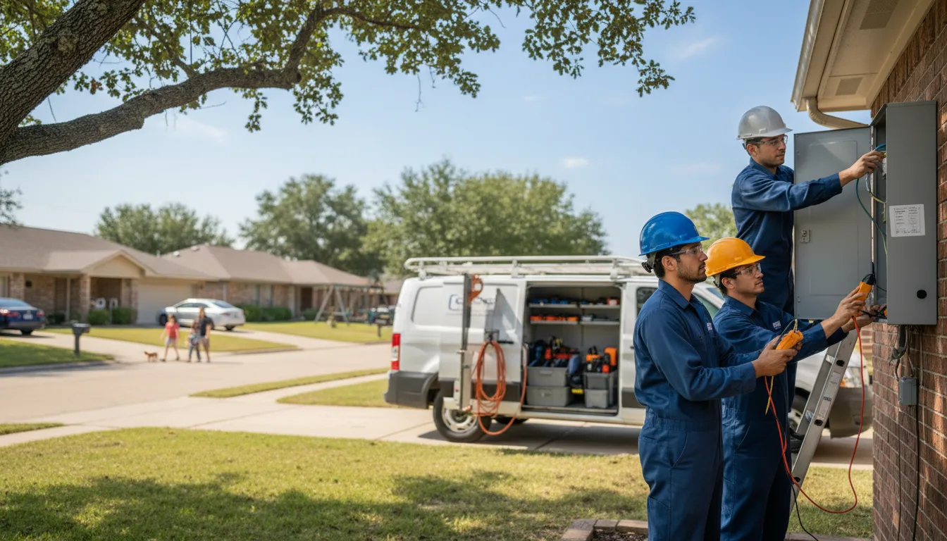 Certified electrician providing emergency electrical services in Sabula, IA